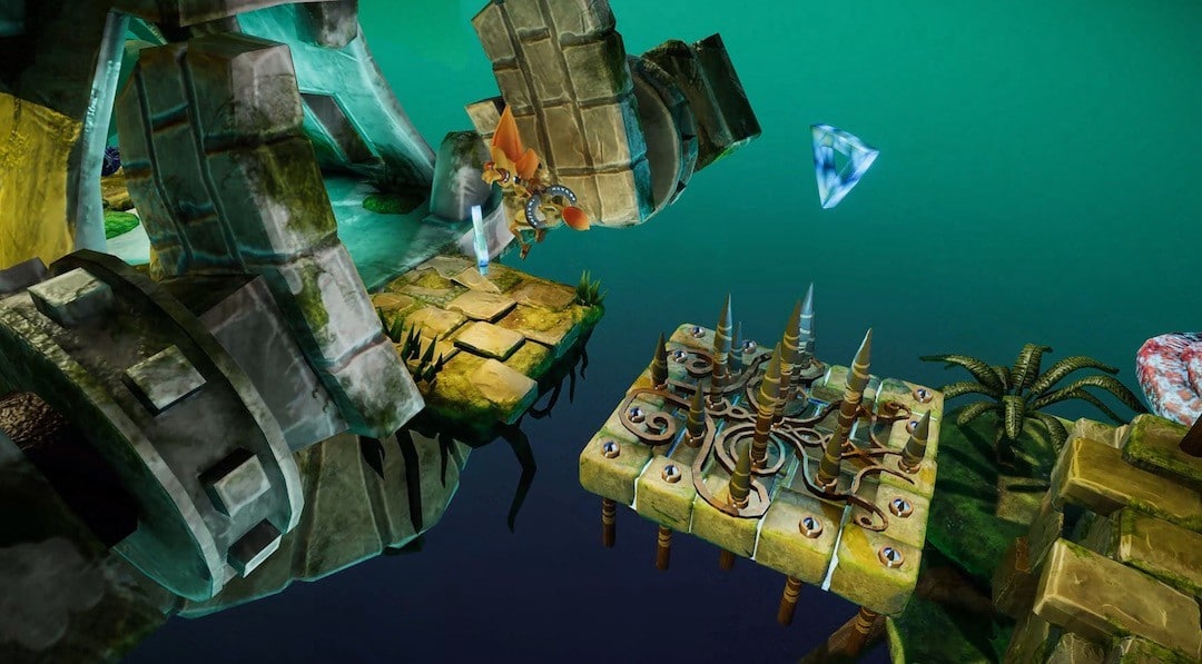 Ven Adventure VR piège jeu plateforme