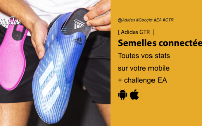 Adidas GMR semelles et Jacquard Tag vos chaussures de foot connectées