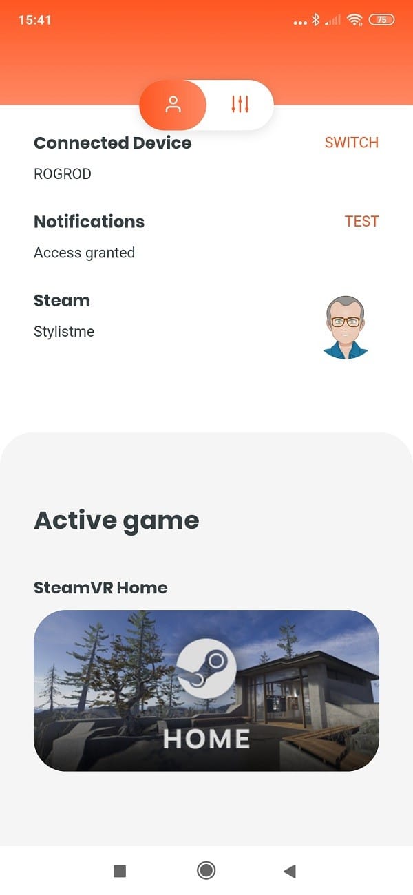 app holoswitch sur android comment connecter PC