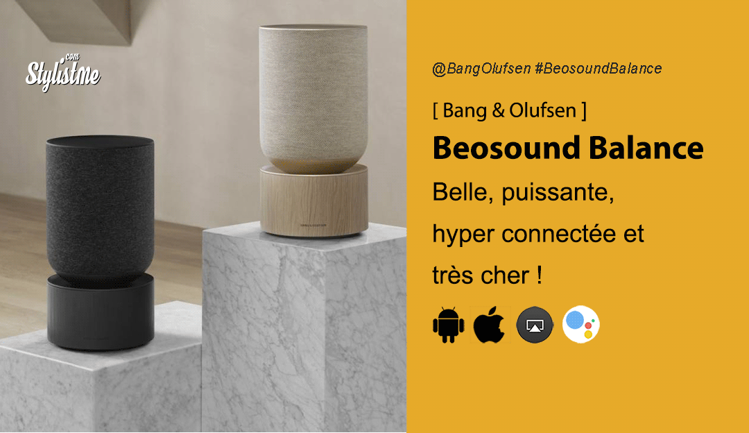 Beosound Balance l’enceinte Google Assistant haut de gamme Bang & Olufsen