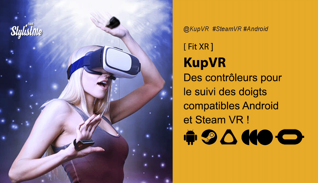 KupVR contrôleur suivi des mains des pour smartphones casques VR
