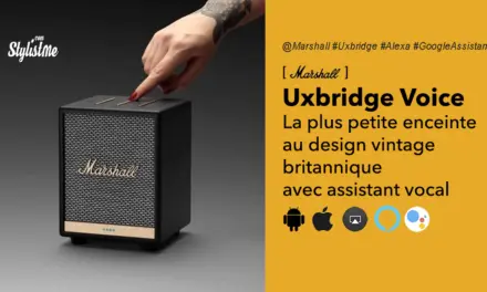 Marshall Uxbridge Voice la mini enceinte Alexa ou Google Assistant