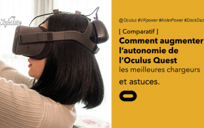 Quelle batterie externe pour Oculus Quest 2 ou 1 pour doubler l&rsquo;autonomie ?