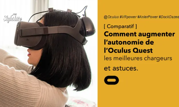 Quelle batterie externe pour Oculus Quest 2 ou 1 pour doubler l’autonomie ?