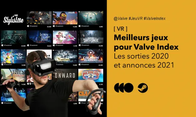 Meilleurs jeux Valve Index 2020 en réalité virtuelle les sorties sur Steam