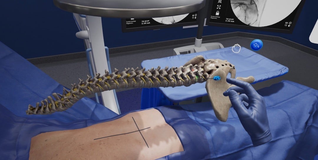 Precision OS simulateur operation chirurgicale en VR