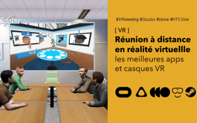 Réunion à distance en réalité virtuelle les applications et casques VR