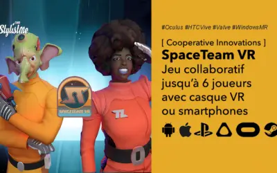 Spaceteam VR : jeu d’énigmes pour 6 joueurs casques VR et smartphones