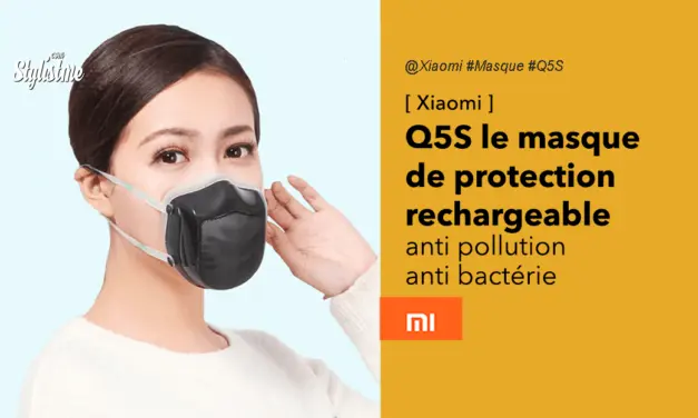 Xiaomi Q5S : un nouveau masque de protection rechargeable sur USB