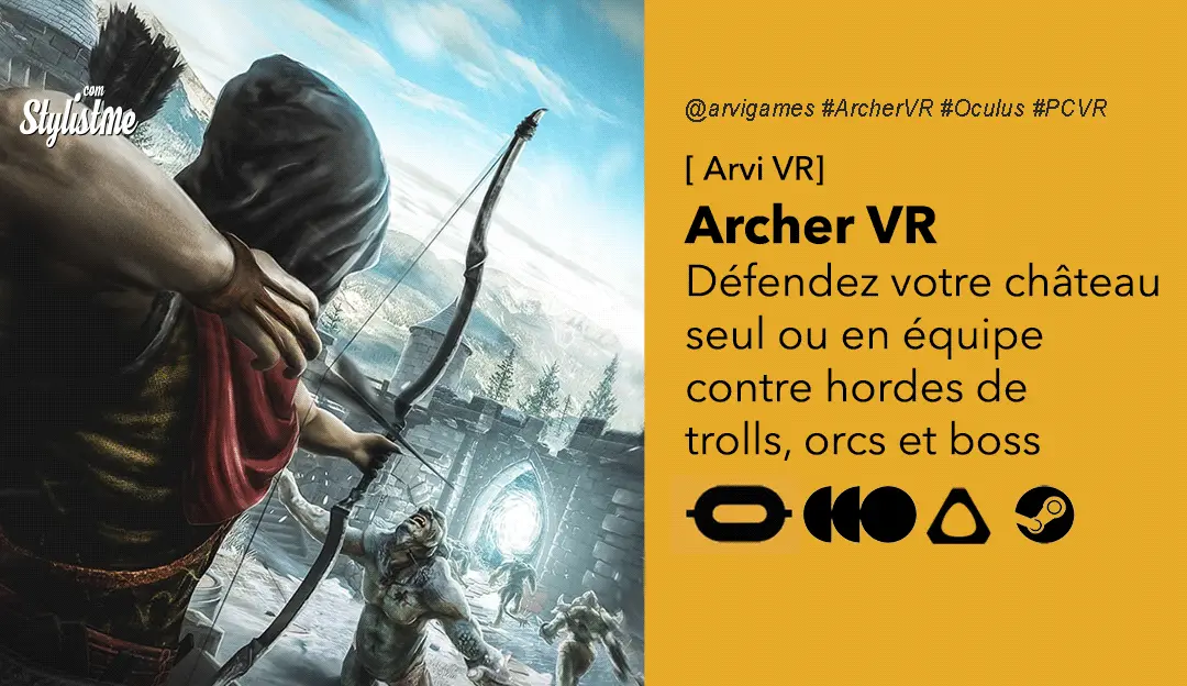 Archer VR avis date prix test jeu réalité virtuelle arcade