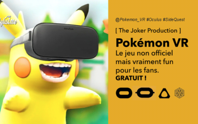 Pokémon VR en réalité virtuelle gratuit pour Oculus Quest