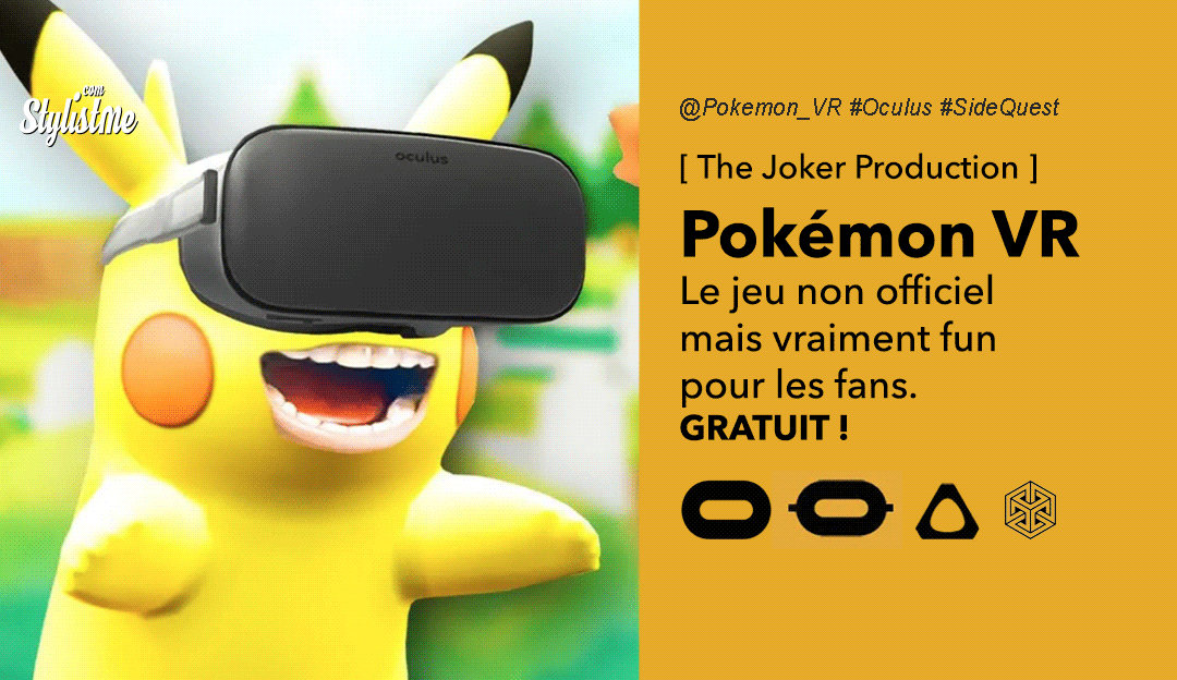 Pokémon VR en réalité virtuelle gratuit pour Oculus Quest