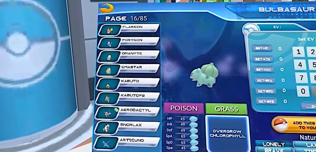 Pokémon VR Pokedex 700 Pokemon