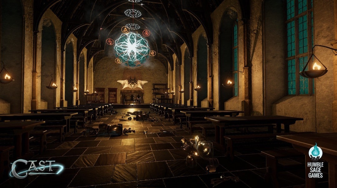 Castle VR jeu aventure action Oculus HTC Vive magie sort