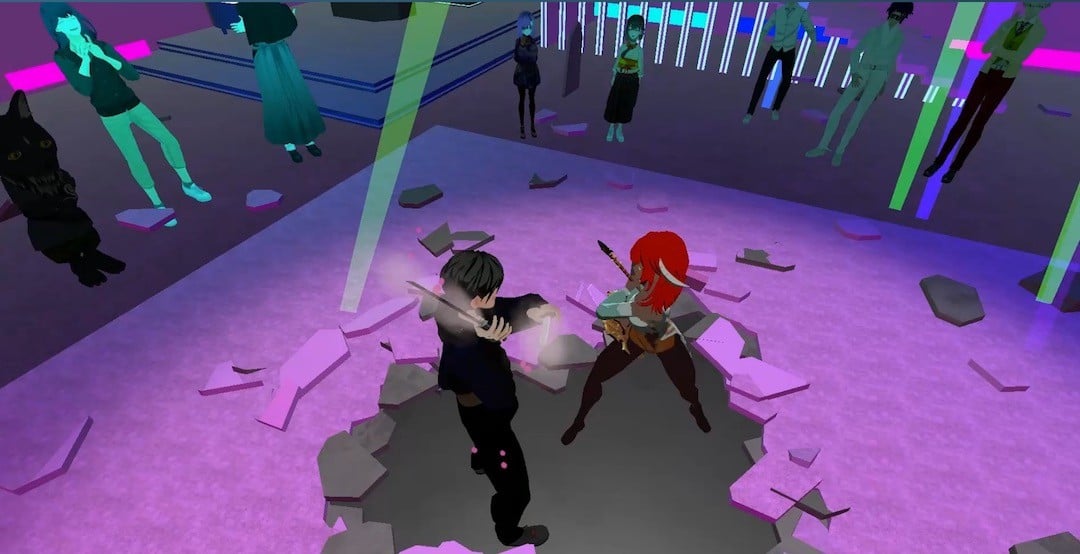 Heavens Tournament combat arcade VR