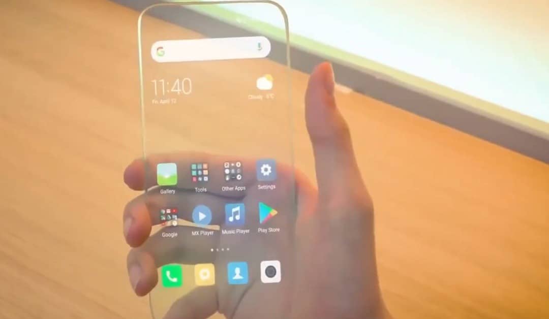 Mi Clear Xiaomi smartphone transparent