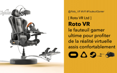 Roto VR le fauteuil motorisé utlime pour l&rsquo;immersion en réalité virtuelle