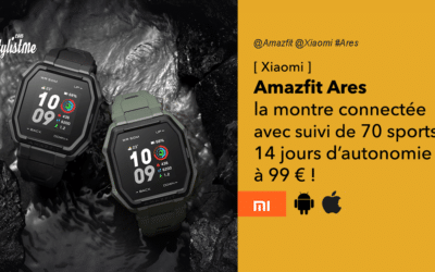 Amazfit Ares la montre connectée hyper équipée à moins de 99 €