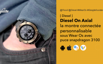 Diesel On Axial la montre connectée massive et originale