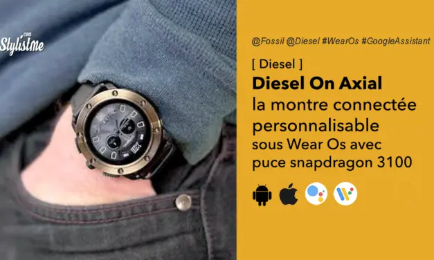 Diesel On Axial la montre connectée massive et originale