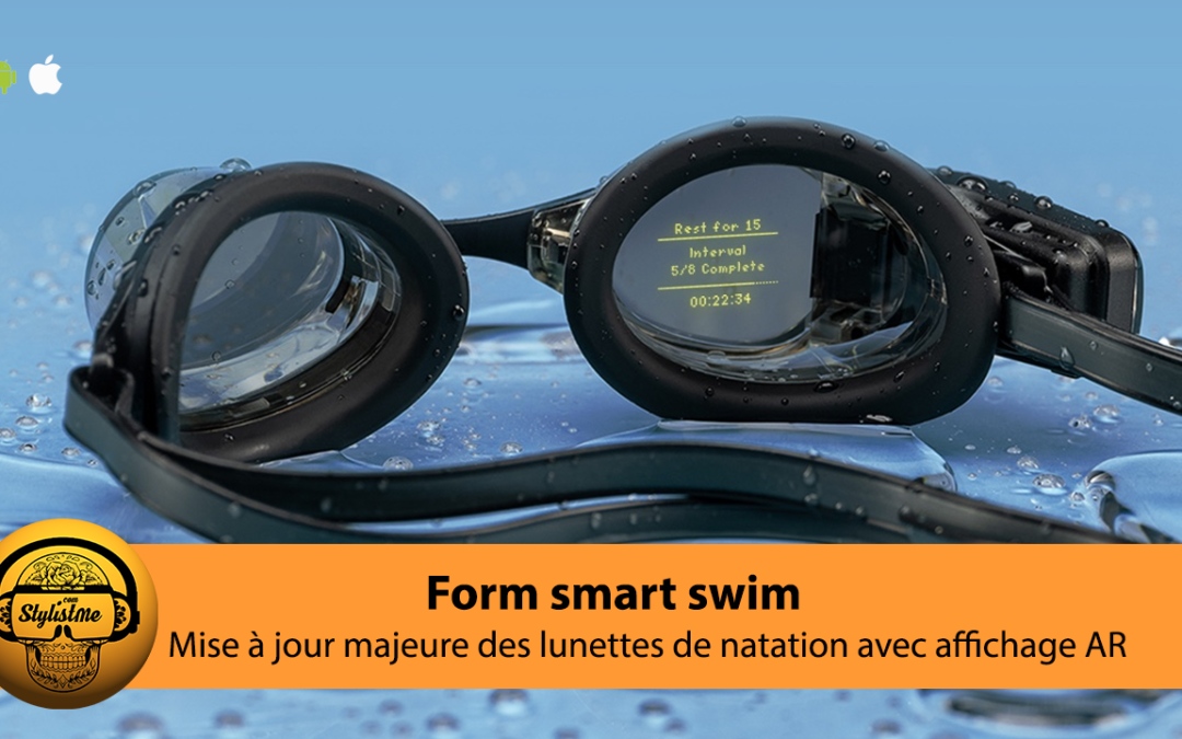 Form Swim Goggles lunettes de natation avec réalité augmentée