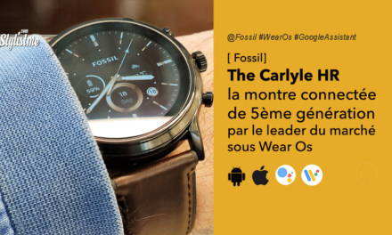 Fossil Carlyle HR la 5ème génération du leader des montres Wear Os
