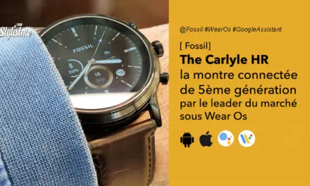 Fossil Carlyle HR la 5ème génération du leader des montres Wear Os