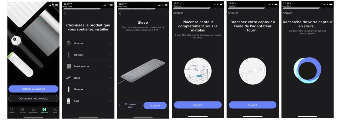 Installation Withings Sleep Analyser
