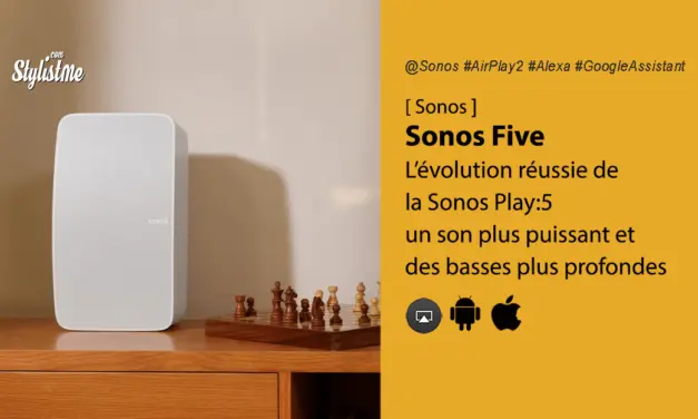 Sonos Five l’enceinte connectée plus puissant que la Sonos Play:5