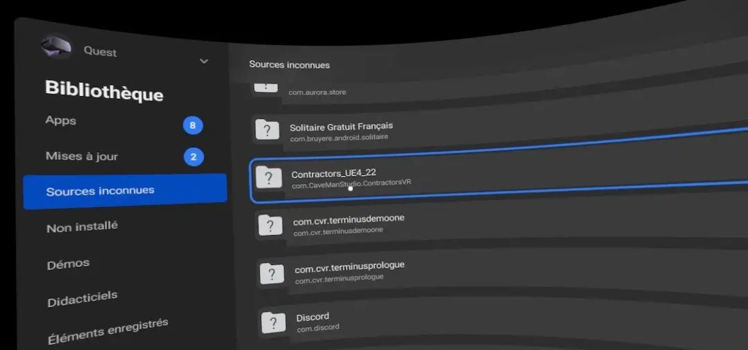 Contractors VR lancement sur Oculus Quest