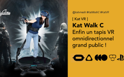 Kat Walk C tapis omnidirectionnel réalité virtuel pour tous les casques VR