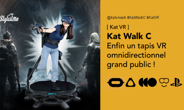 Kat Walk C tapis omnidirectionnel réalité virtuel pour tous les casques VR