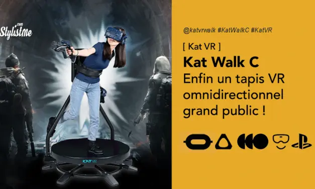 Kat Walk C tapis omnidirectionnel réalité virtuel pour tous les casques VR