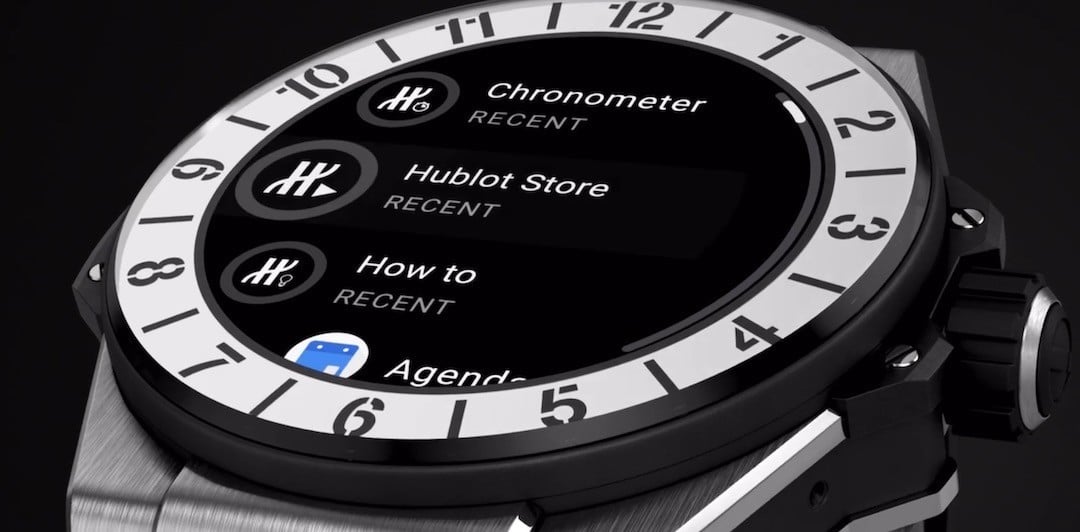 Montre connectée Wear Os Hublot 2020