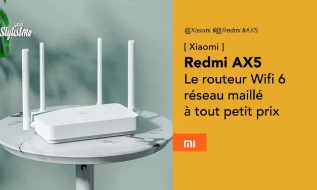 Redmi AX5 routeur réseau maillé en Wifi 6 à tout petit prix (Xiaomi)