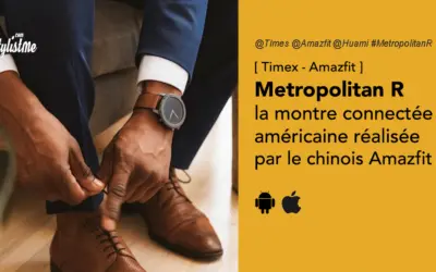 Timex Metropolitain R montre connectée américaine faite par Amazfit