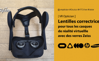 VR Optician lentilles correctrices pour tous les casques de réalité virtuelle
