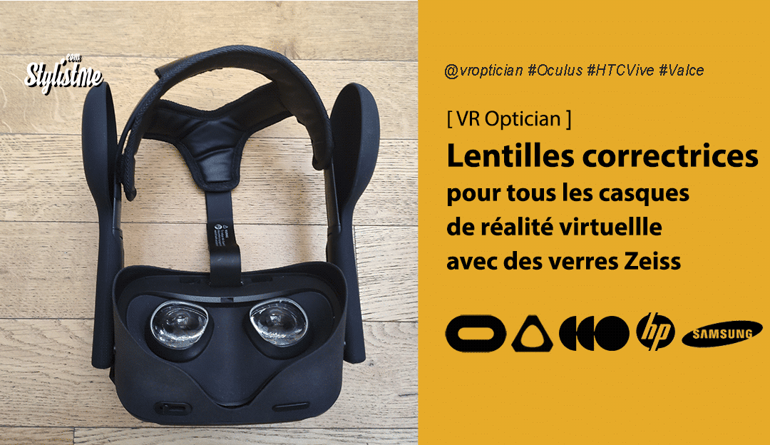 VR Optician lentilles correctrices pour tous les casques de réalité virtuelle