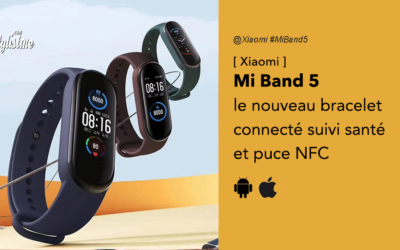Xiaomi Mi Band 5 nouveau bracelet connecté pas cher