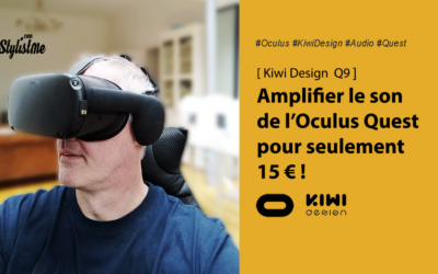 Cache-oreilles Kiwi Design test pour améliore l&rsquo;audio de l&rsquo;Oculus