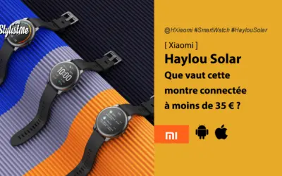Xiaomi Haylou Solar une vraie montre connectée à moins de 30 €