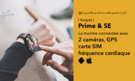 Kospet Prime la montre connectée avec téléphone et 2 caméras