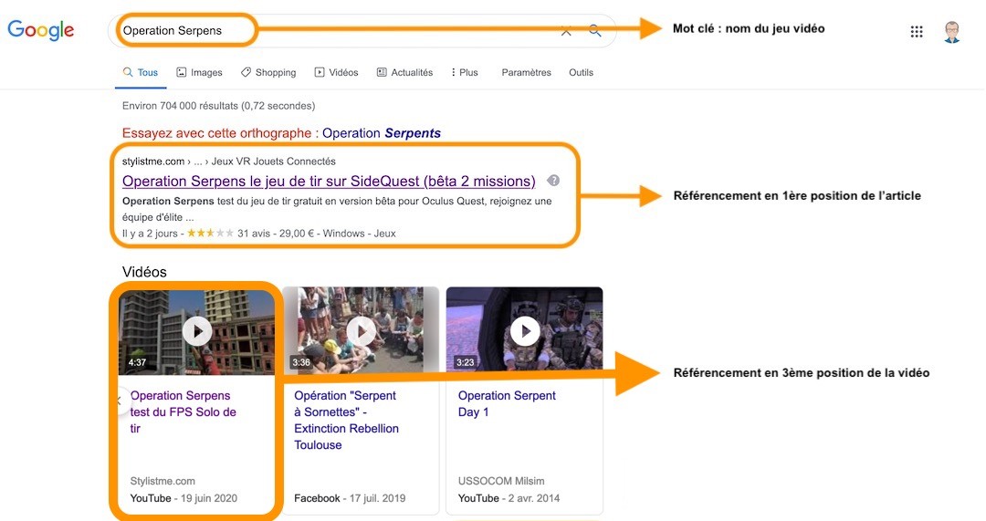 comment référencer une vidéo YouTube sur Google
