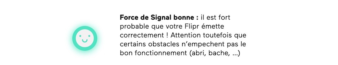force signal sigfox par adresse