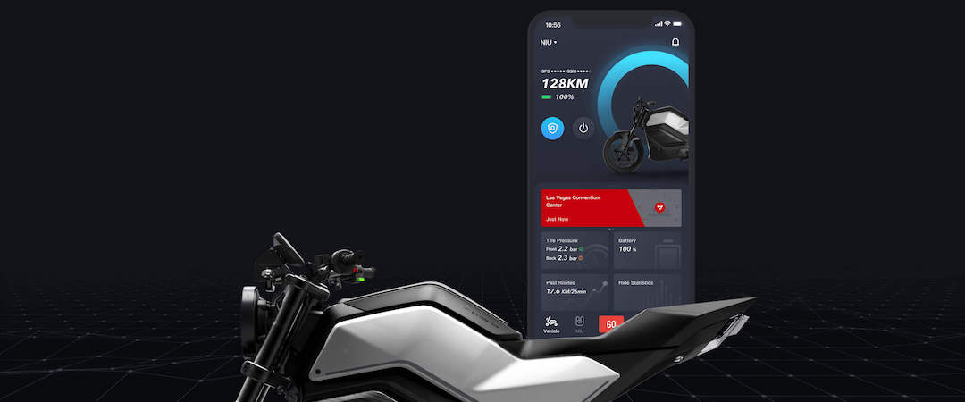NUI moto électrique connectée