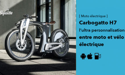 Carbogatto H7 la mobylette électrique grand confort et ultra luxe