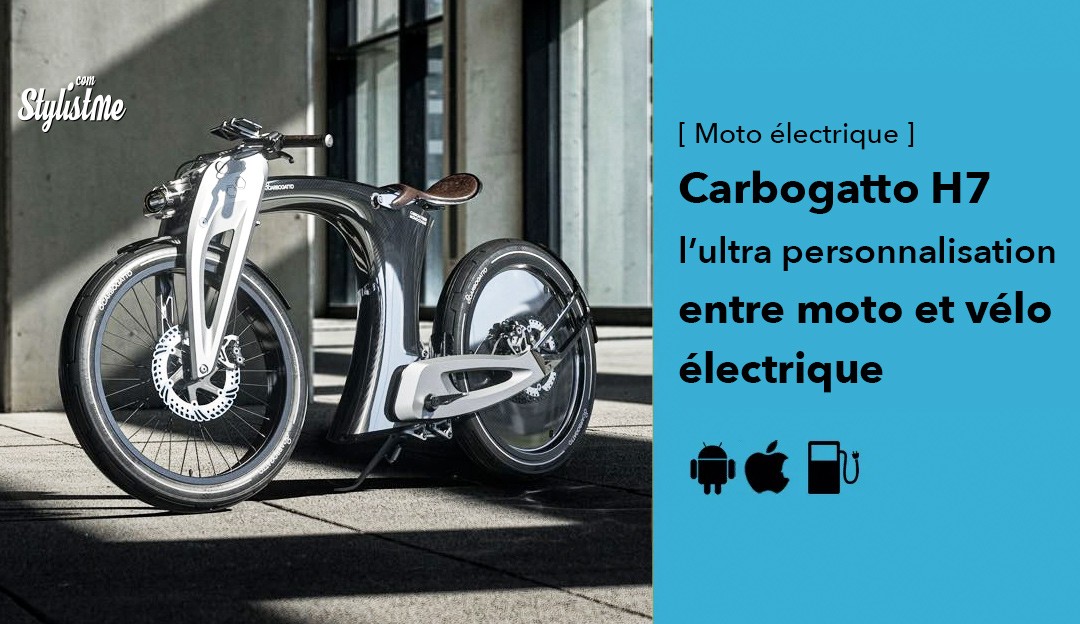 Carbogatto H7 la mobylette électrique grand confort et ultra luxe