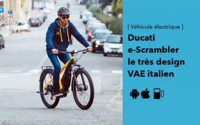 Ducati e-Scrambler le vélo électrique urbain venu d’Italie