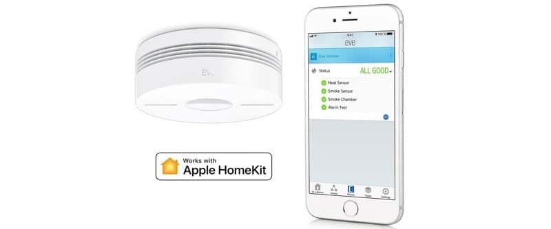 Eve HomeKit comparatif détecteur de fumée