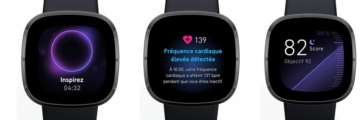 Fitbit Sense montre santé connectée